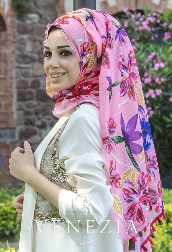 AKEL - AKEL RAPUNZEL KOLEKSİYONU PONPONLU COTTON ŞAL 32062-005