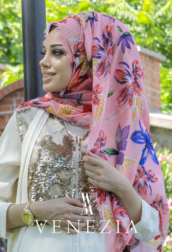 AKEL - AKEL RAPUNZEL KOLEKSİYONU PONPONLU COTTON ŞAL 32062-005 (1)