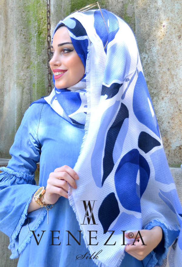 Vanensis - VANENSİS ELMA DESEN COTTON ŞAL KOLEKSİYONU 31117-003 (1)