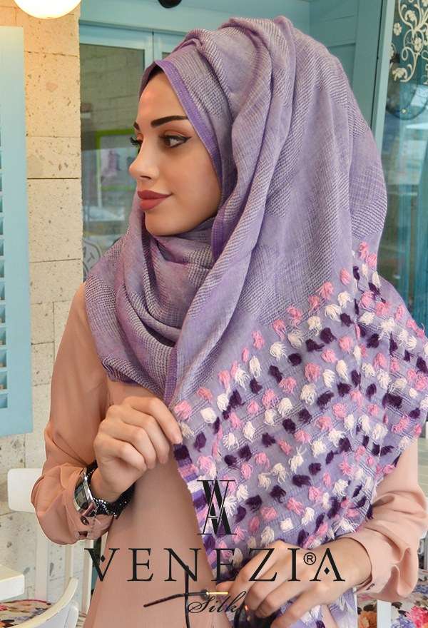 VENEZİA SİLK - SURA İPEK Anadolu Koleksiyonu Cotton Şal 31313-004
