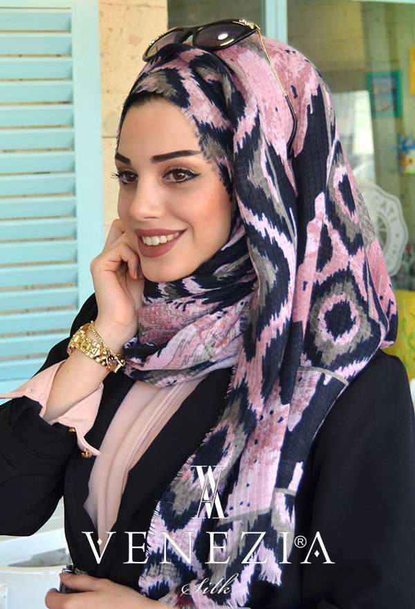 AKEL - VENEZİA AŞKIN RENGİ FİLELİ COTTON ŞAL 31010-005 (1)