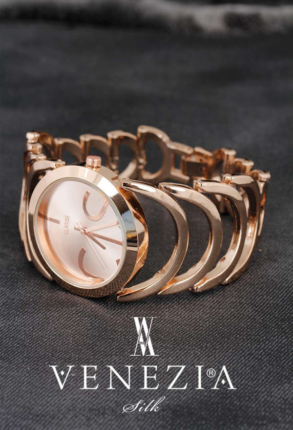 VENEZİA SAAT - Venezia Metal Kordonlu Bayan Saat BS969 (1)