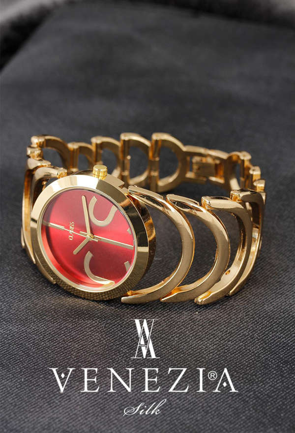 VENEZİA SAAT - Venezia Metal Kordonlu Bayan Saat BS971 (1)