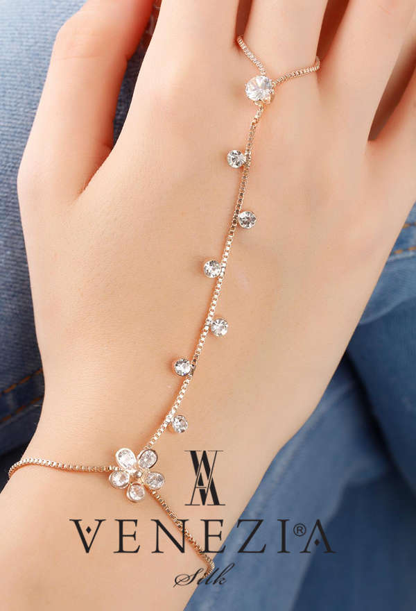 VENEZİA SİLK - Venezia Silk Taşlı Bayan Şahmeran Bileklik SN274 (1)