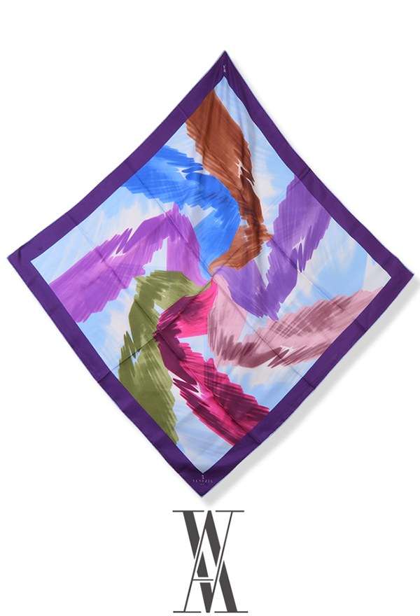 VENEZİA SİLK - Venezia Twill İpek Eşarp 213150-006 (1)