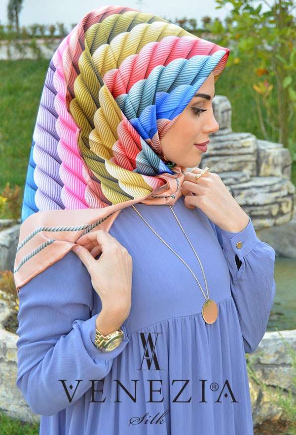 VENEZİA SİLK - Venezia Twill İpek Eşarp 213155-005