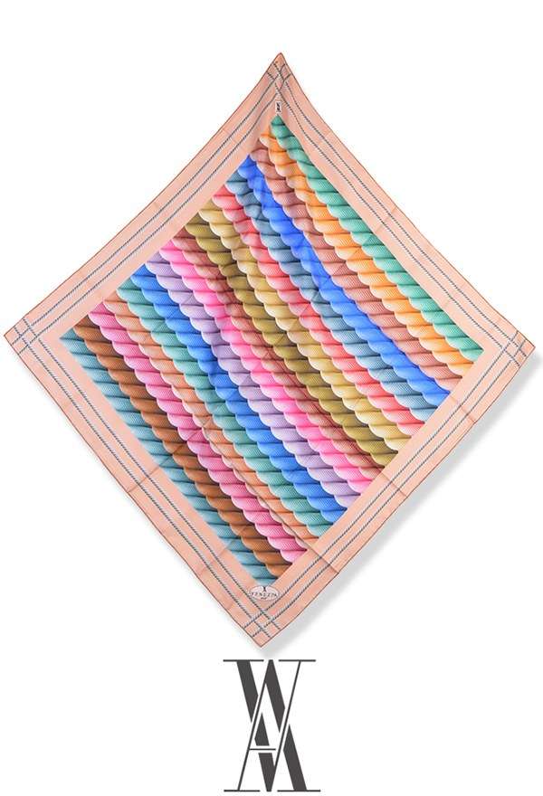 VENEZİA SİLK - Venezia Twill İpek Eşarp 213155-005 (1)