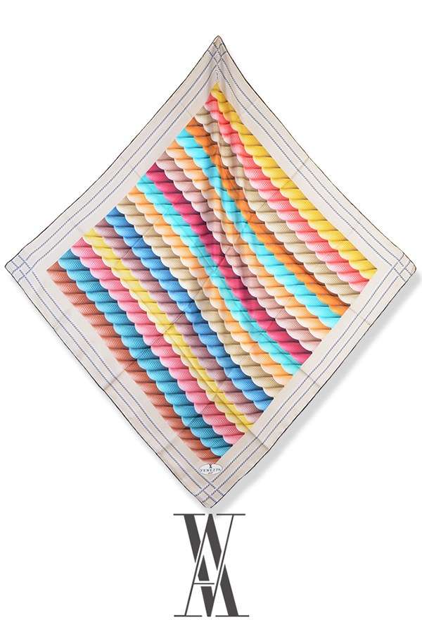 VENEZİA SİLK - Venezia Twill İpek Eşarp 213155-008 (1)