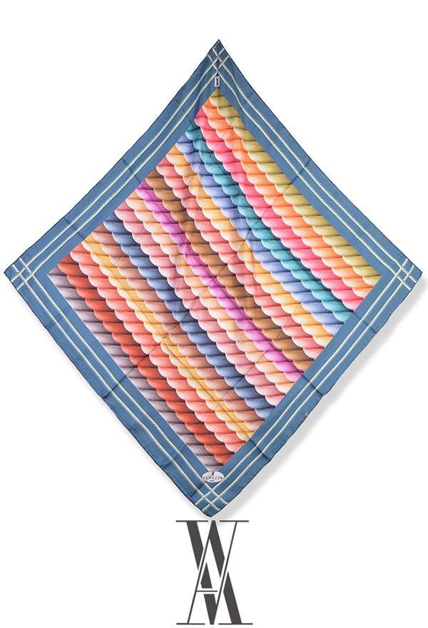 VENEZİA SİLK - Venezia Twill İpek Eşarp 213155-012 (1)