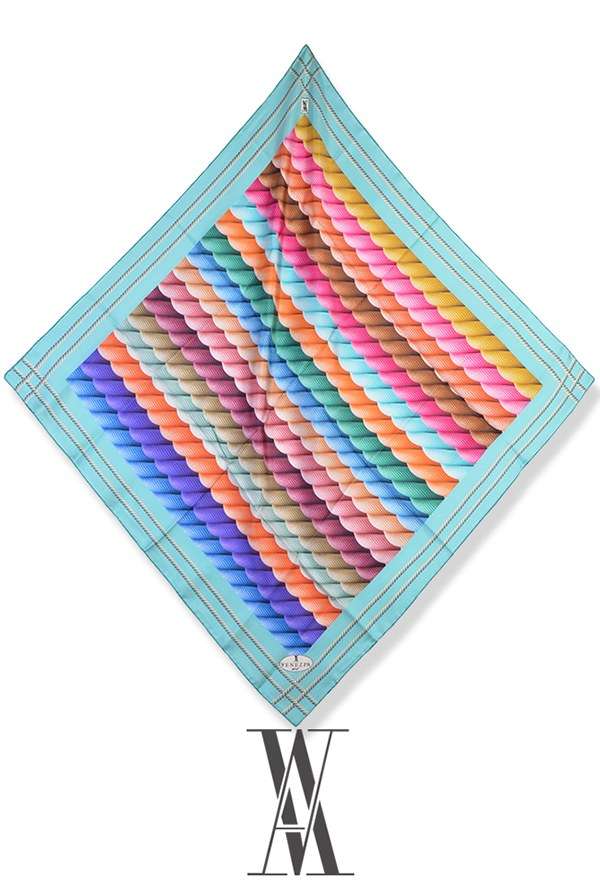VENEZİA SİLK - Venezia Twill İpek Eşarp 213155-014 (1)