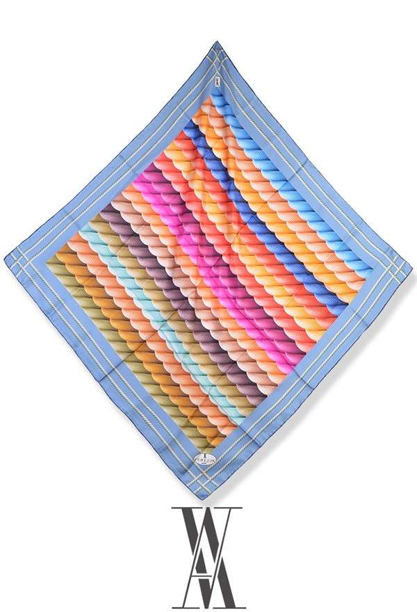 VENEZİA SİLK - Venezia Twill İpek Eşarp 213155-019 (1)