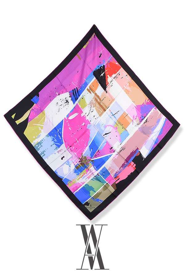 VENEZİA SİLK - Venezia Twill İpek Eşarp 213157-008 (1)